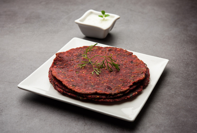 Beetroot Ela Roti