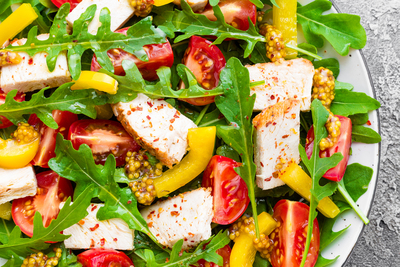 Shredded chicken salad