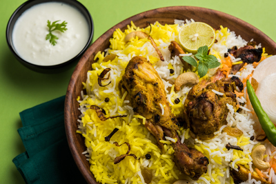 Gongura chicken pulao