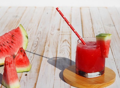 Watermelon and dry fruit punch