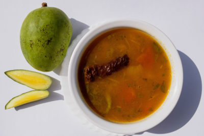 Raw mango rasam