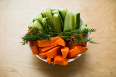 Carrot cucumber salad