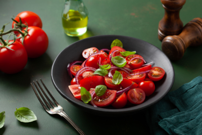 Tomato onion salad