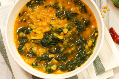 Drumstick leaves dal