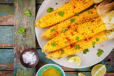 Boiled sweetcorn