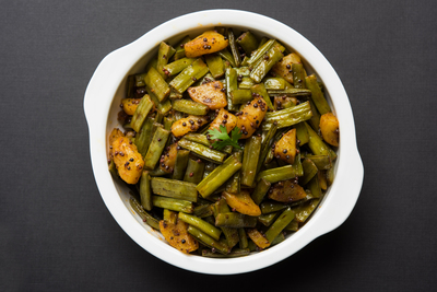 Cluster beans potato curry