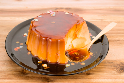 Caramel pudding