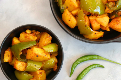 Capsicum aloo curry