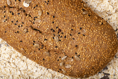 Toasted oatmeal bread