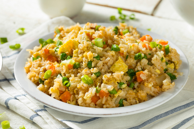 Egg garlic fried rice