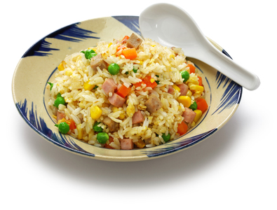 Mushroom corn fried rice