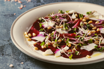 Mixed sprouts beetroot salad