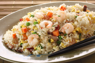 Prawns fried rice