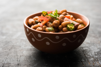 Boiled peanut chaat