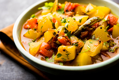 Bottle gourd sesame powder curry