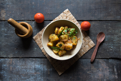 Cumin potato curry