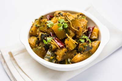 Pumpkin raw mango curry