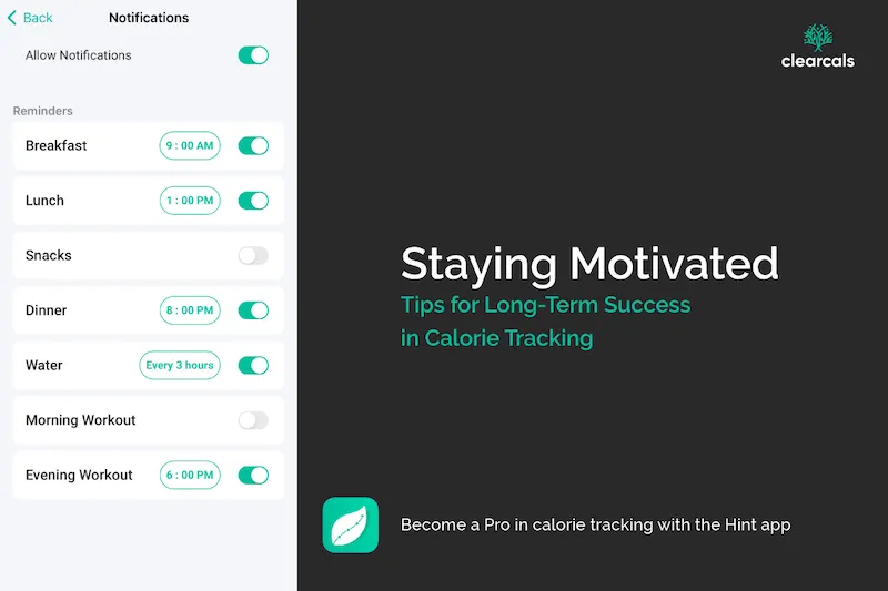 Staying Motivated: Tips for Long-Term Success in Calorie Tracking