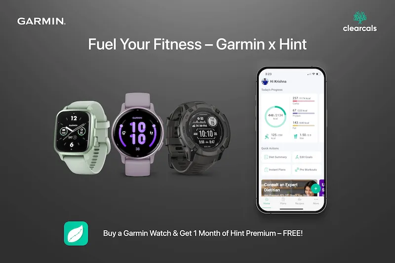 Clearcals Partners with Garmin India to Enhance Health & Fitness Tracking