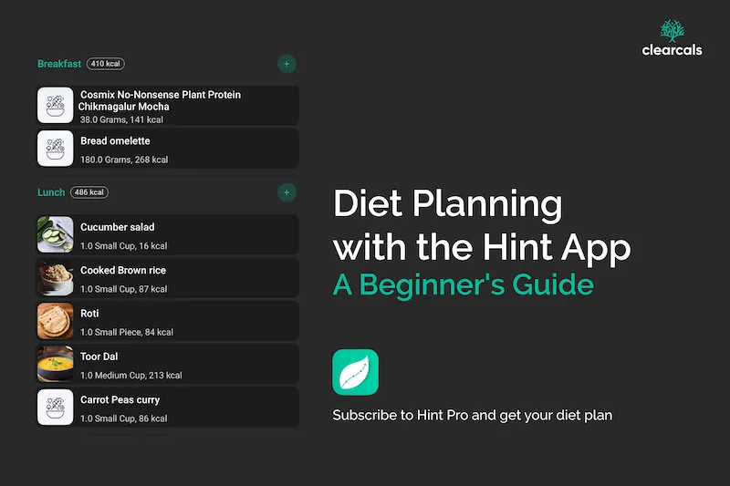 Diet Planning with the Hint App: Beginner's Guide | Clearcals