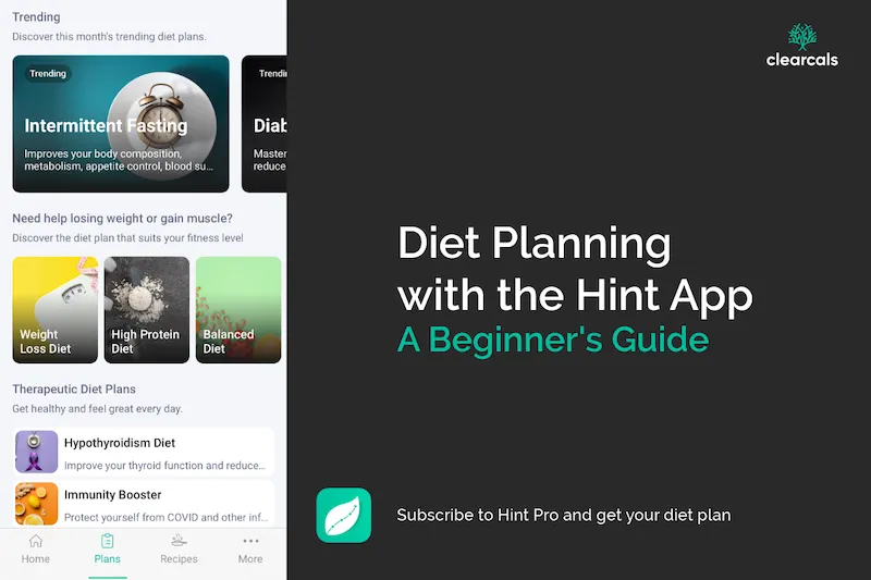 Diet Planning with the Hint App: A Beginner's Guide