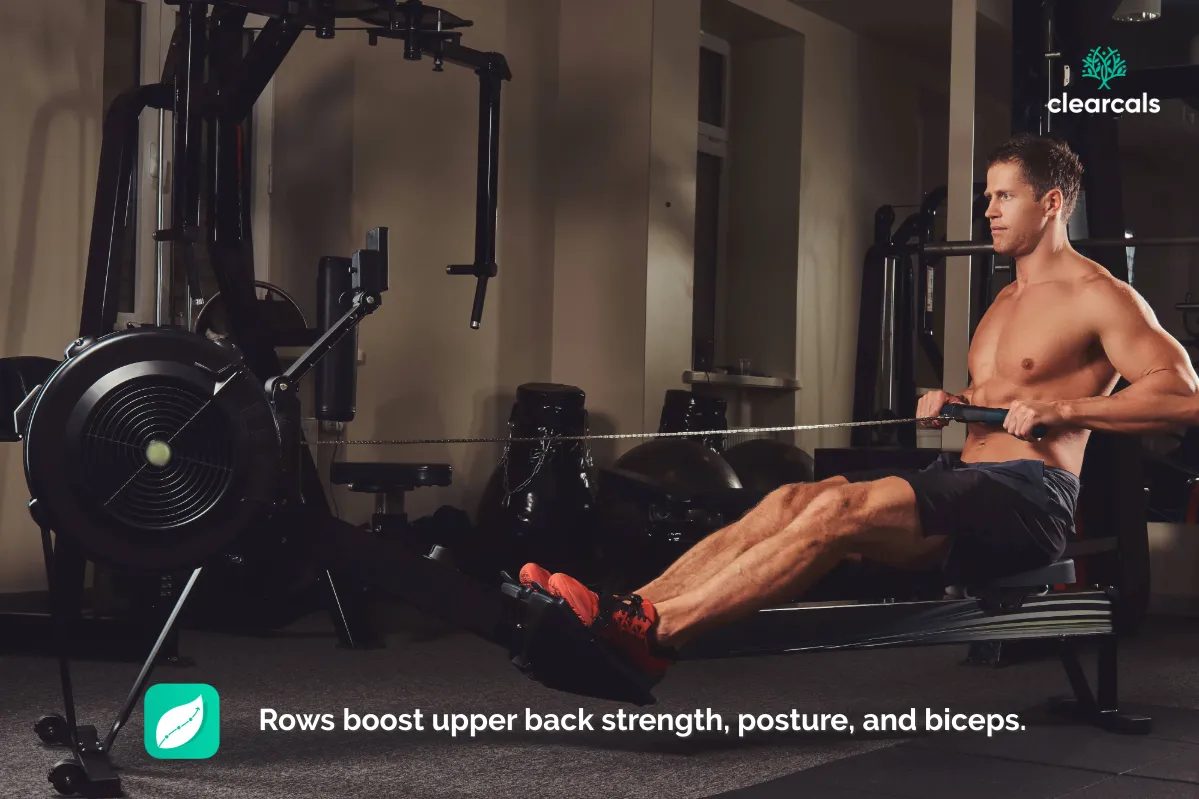 Effective_Strength_Training_Exercises_for_Muscle_Growth_Rows Rows boost upper back strength, posture, and biceps.
