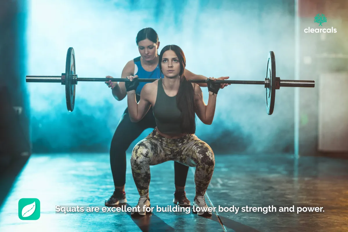 Effective_Strength_Training_Exercises_for_Muscle_Growth_Squats Squats are excellent for building lower body strength and power