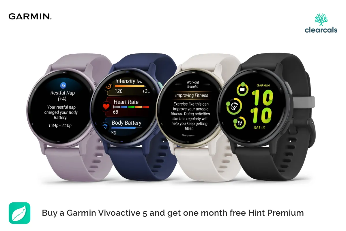 Buy Garmin Vivoactive 5 and get one month free Hint Premium