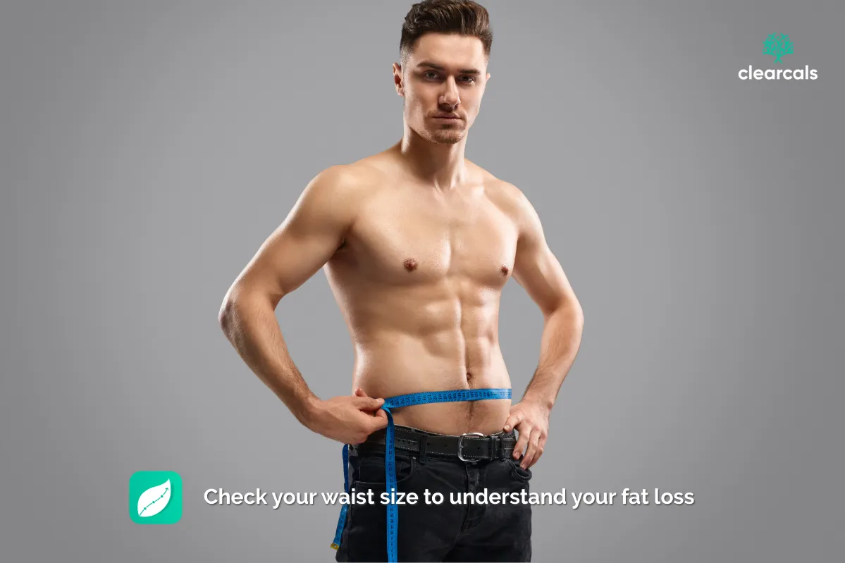 Check your waist size to understand your fat loss.
