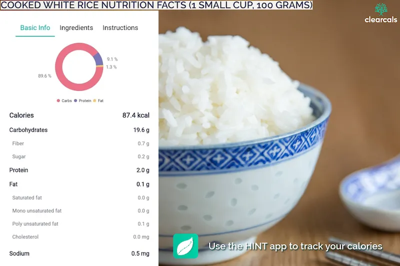 Rice Calories, Nutrition, and Health Benefits