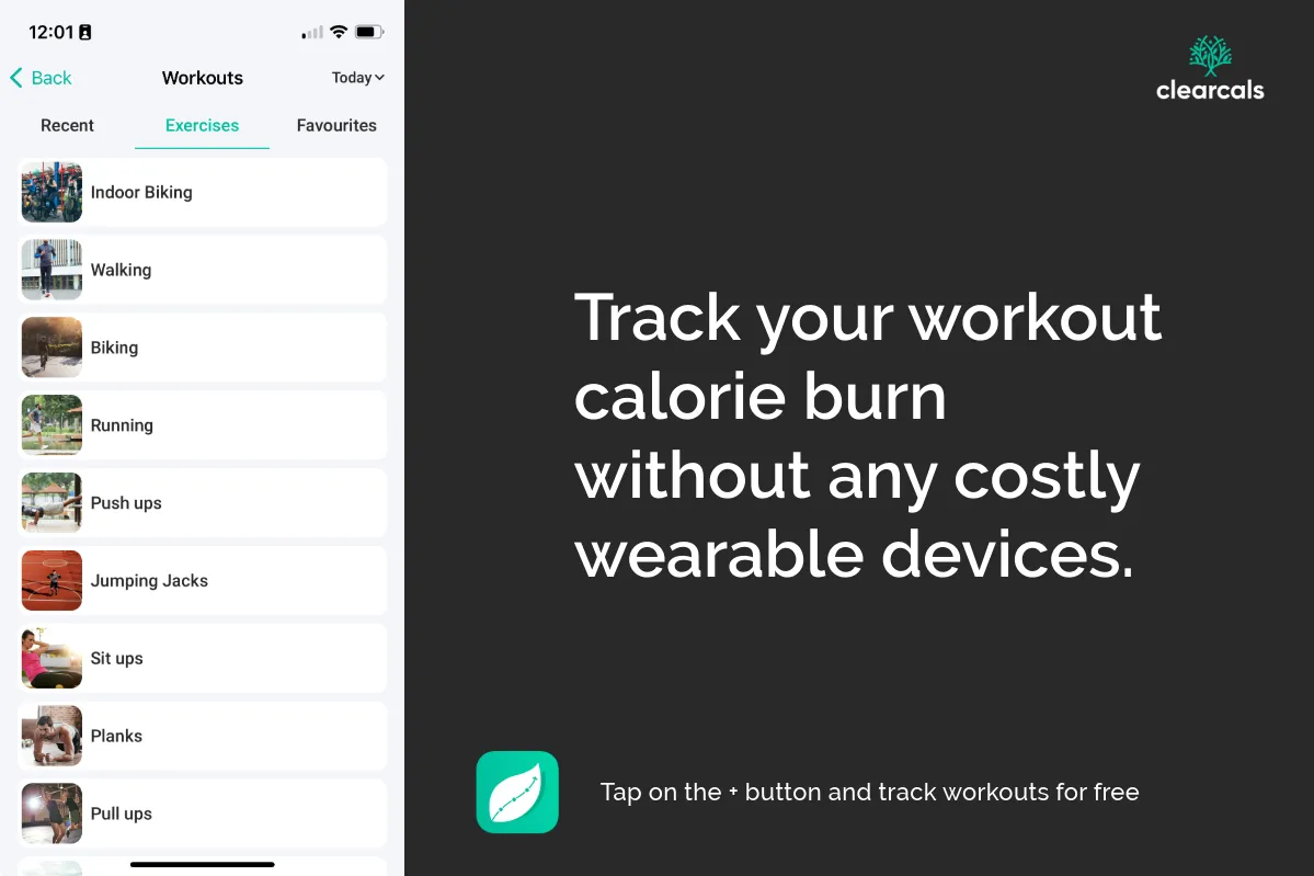 Track your workout calorie burn without any costly wearable devices.