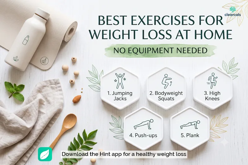 Best Exercises for Weight Loss at Home (No Equipment Needed)
