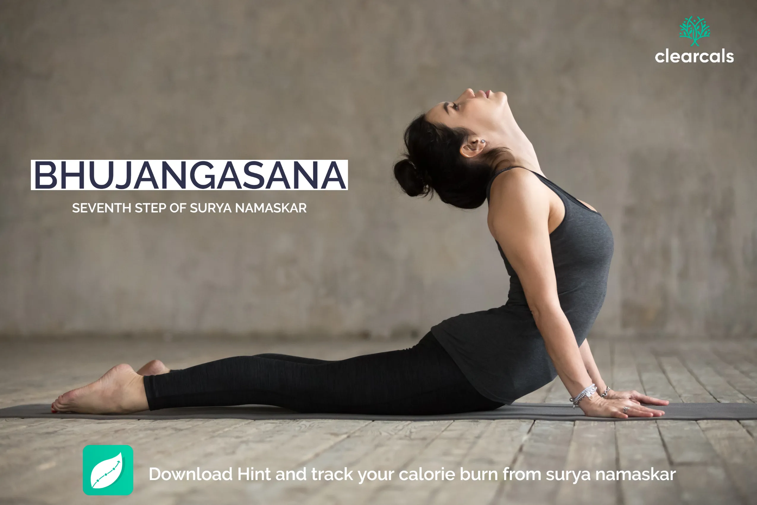 bhujangasana Inhale, slide forward and lift your chest, keeping your palms on the mat and elbows bent.