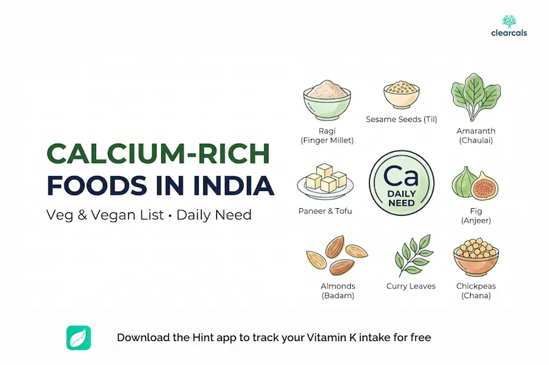 Calcium Rich Foods in India: Veg & Vegan List, Daily Need