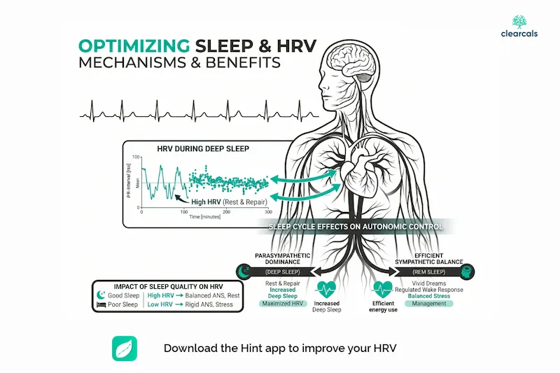 HRV and Sleep: What Your Overnight HRV Tells You About Sleep Quality