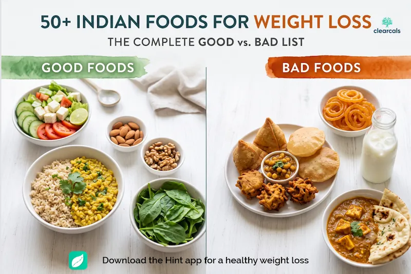 50+ Indian Foods for Weight Loss: The Complete Good vs. Bad List