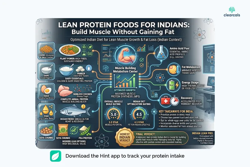 Lean Protein Foods for Indians: Build Muscle Without Gaining Fat