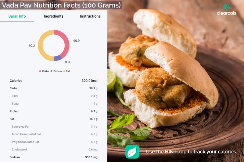 Vada Pav Calories & Nutrition: Regular vs. Cheese vs. Jumbo (Is It Healthy?)
