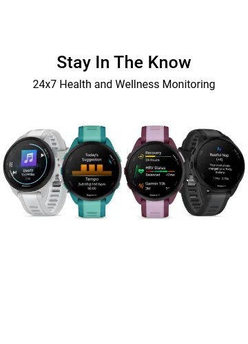 Garmin Forerunner 165 Fitness Features Mobile