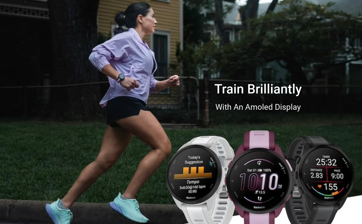 Garmin Forerunner 165 Key Features Desktop