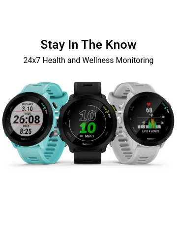 Garmin Forerunner 55 Fitness Features Mobile