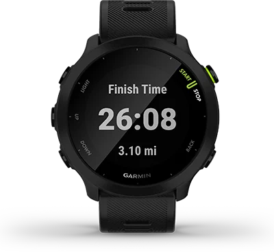 Garmin Forerunner 55 finish-time