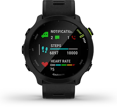 Garmin Forerunner 55 fitness tracking