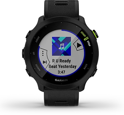 Garmin Forerunner 55 music-controls