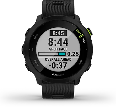 Garmin Forerunner 55 pacepro technology