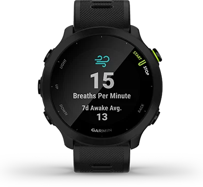 Garmin Forerunner 55 respiration-tracking
