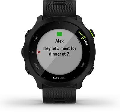 Garmin Forerunner 55 smart notifications