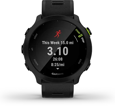 Garmin Forerunner 55 syncs-with-garmin-connect