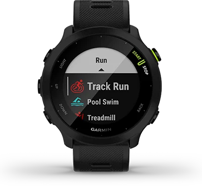 Garmin Forerunner 55 track-run