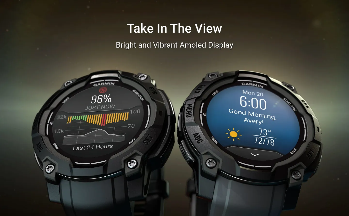 Garmin Instinct 3 Amoled Display Features Desktop